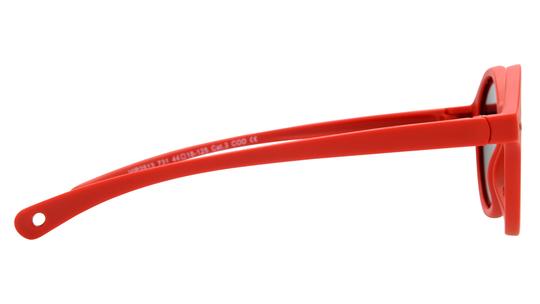 Lunettes de soleil VIP Enfant Rouge Ronde Vip2513 Droite