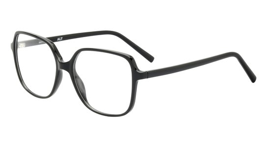 Lunettes de vue Alternance Femme Noir Carré Alt20116 Trois-Quart