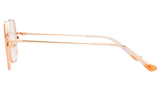 Lunettes de vue Lunatic Femme Rose Carré Lun2407 Gauche