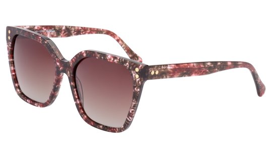 Lunettes de soleil Pol&Sun Femme Rose Carré Pos2306 Trois-Quart