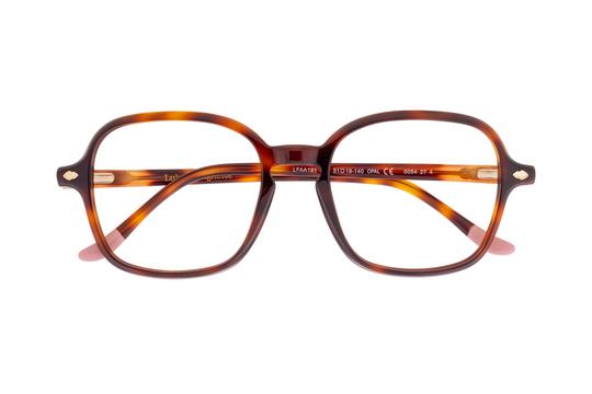 Lunettes de vue Lulu Castagnette  Ecaille Carré LFAA191C59 Face