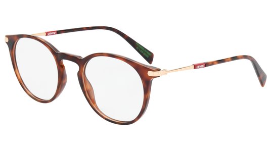 Lunettes de vue Levi's Femme Ecaille Pantos Lv1089 Trois-Quart