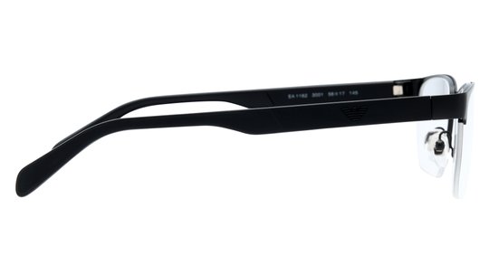 Lunettes de vue Emporio Armani Homme Noir Rectangle Ea1162 Droite