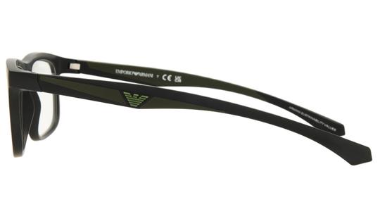 Lunettes de vue Emporio Armani Homme Noir Rectangle EA3246 Gauche
