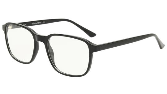 Lunettes de vue têtes à TETES Homme Noir Rectangle Tat2501 Trois-Quart