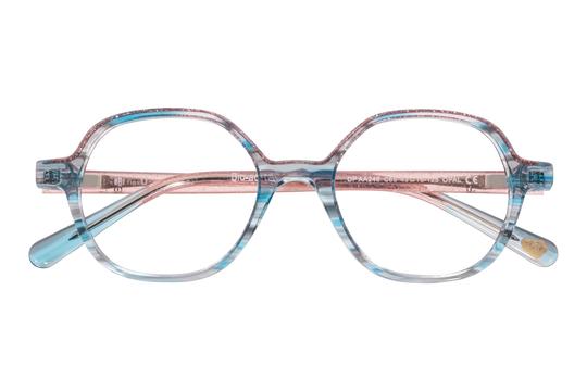 Lunettes de vue Princesse Disney  Bleu Wayfarer DPAA246C65 Face