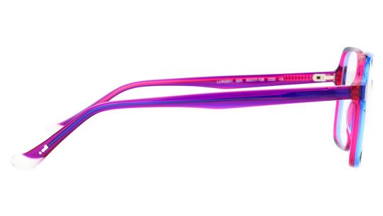 Lunettes de vue Lunatic Femme Rose Carré lun2601 Droite