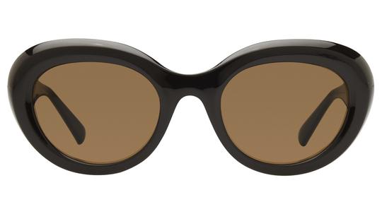 Lunettes de soleil Alternance Femme Marron Ovale alt25217 Face