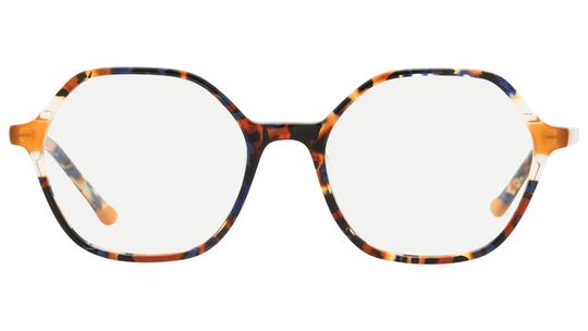Lunettes de vue Lunatic Femme Bleu Tonneau Lun2606 Face