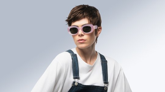 Lunettes de soleil Levi's Femme Violet Ovale Lv1080/S Trois-Quart