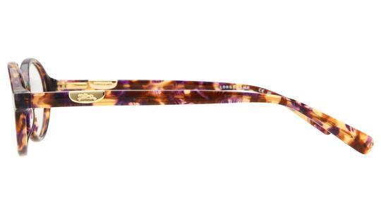 Lunettes de vue Longchamp Femme Violet Ovale Lo2811 Gauche