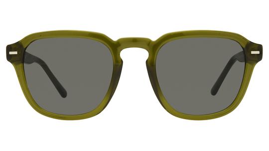 Lunettes de soleil Alternance Mixte Transparent Rectangle alt26202 Face