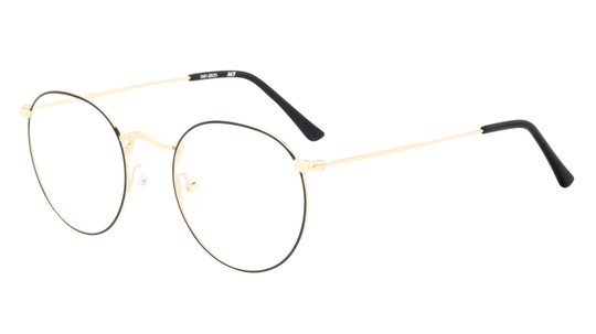 Lunettes de vue Alternance Mixte Or Ronde Alt24103 Trois-Quart