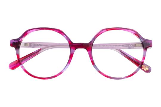 Lunettes de vue Princesse Disney  Violet Rond DPAA248D42 Face