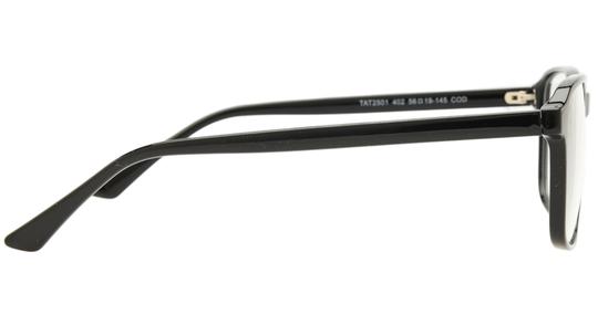 Lunettes de vue têtes à TETES Homme Noir Rectangle Tat2501 Droite