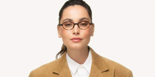 Lunettes de vue Alternance Femme Ecaille Ovale Alt25109 Face