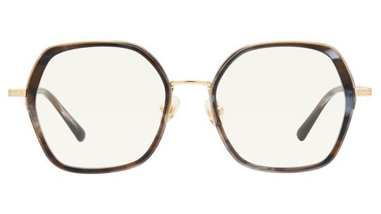 Lunettes de vue Siralya Femme Marron Tonneau Sir2505 Face