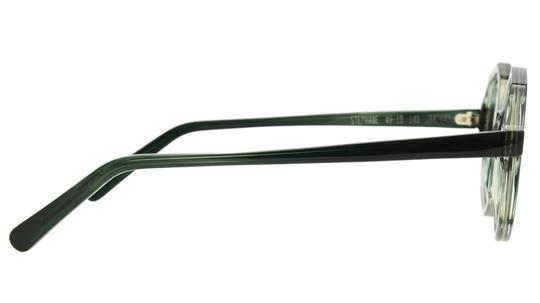 Lunettes de vue La Collection des Lunetiers Homme Vert Ronde STEPHANE Droite