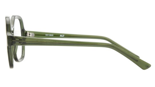 Lunettes de vue Alternance Femme Vert Carré Alt24101 Gauche