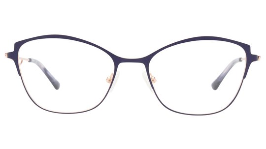 Lunettes de vue Baïa Femme Violet Papillon baia Face