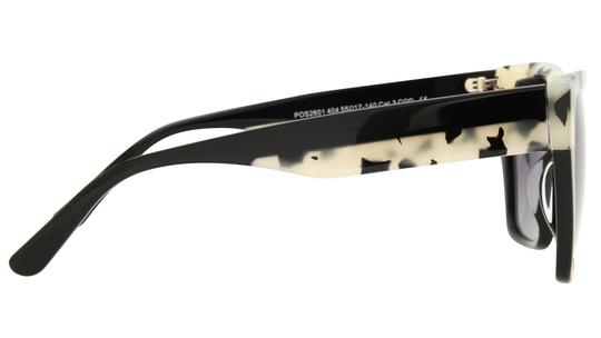 Lunettes de soleil Pol&Sun Femme Noir Papillon pos2601 Droite