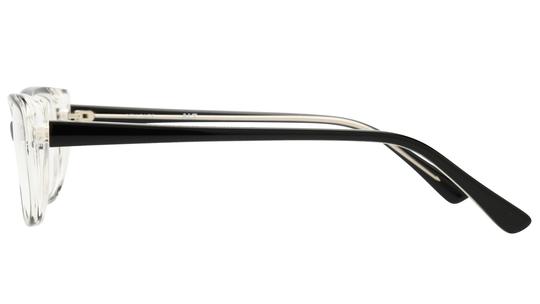 Lunettes de vue Alternance Femme Noir Rectangle alt25112 Gauche