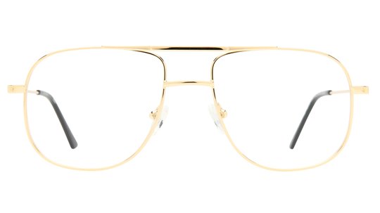 Lunettes de vue Alternance Mixte Or Aviateur Alt25101 Face