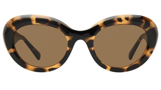 Lunettes de soleil Alternance Femme Ecaille Ovale alt25217 Face