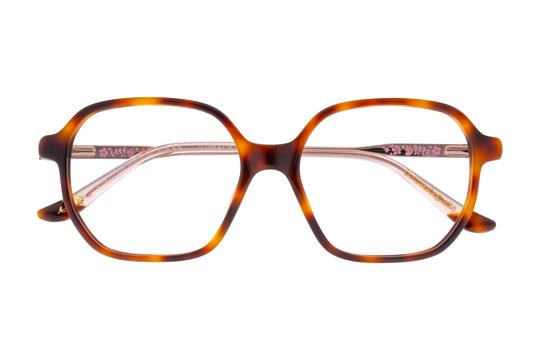 Lunettes de vue Lulu Castagnette  Ecaille Carré LFAM117C59 Face