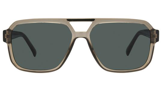Lunettes de soleil Alternance Homme Gris Aviateur Alt26211 Face