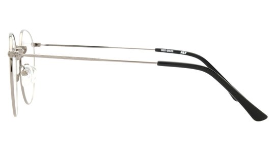 Lunettes de vue Alternance Mixte Gris Ronde Alt24103 Gauche