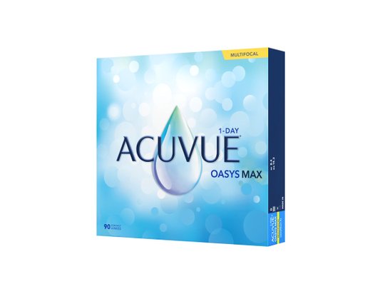 Lentilles de contact 1 Day Acuvue Oasys Max Multifocal High Boîte de 90