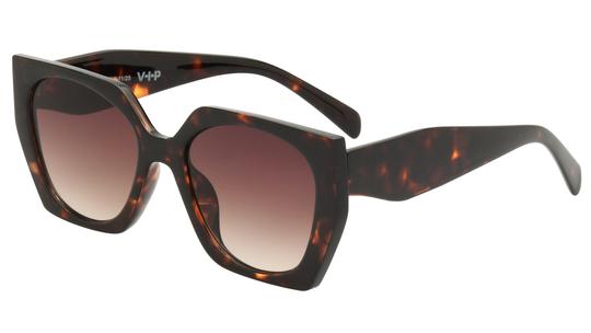 Lunettes de soleil VIP Femme Ecaille Angulaire vip2607 Trois-Quart