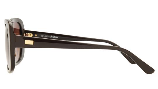 Lunettes de soleil Pol&Sun Femme Marron Rectangle pos2602 Gauche