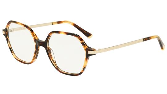Lunettes de vue Siralya Femme Marron Tonneau Sir2508 Dessus