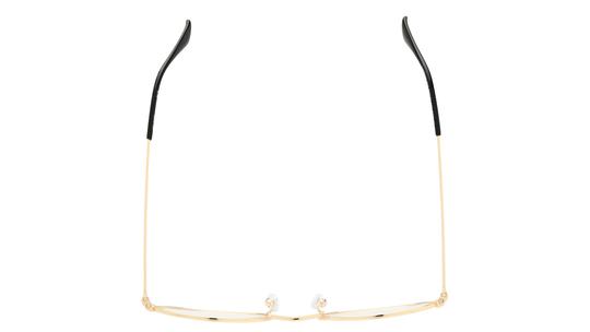 Lunettes de vue Alternance Femme Or Ovale alt25108 Dessus