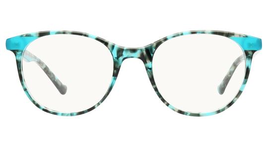 Lunettes de vue Lunatic Femme Bleu Ovale Lun2404 Face