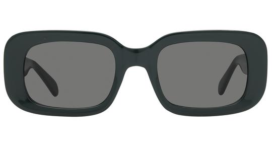 Lunettes de soleil Alternance Mixte Vert Rectangle alt25216 Face
