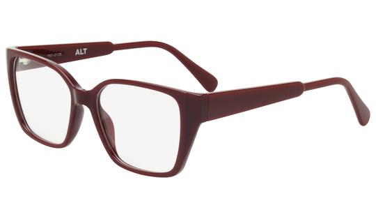 Lunettes de vue Alternance Femme Rouge Papillon alt25107 Trois-Quart