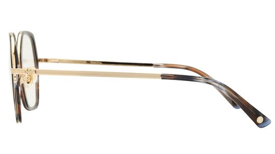 Lunettes de vue Siralya Femme Marron Tonneau Sir2505 Face