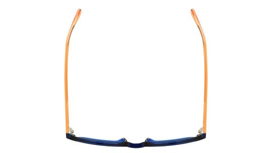 Lunettes de soleil Alternance Enfant Bleu Rectangle alt26204 Dessus