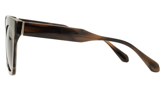 Lunettes de soleil Pol&Sun Femme Marron Papillon Pos2604 Gauche