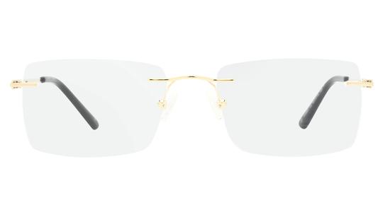 Lunettes de vue Vetyver Homme Or Rectangle ve2502h Face