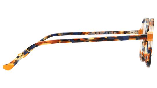 Lunettes de vue Lunatic Femme Bleu Tonneau Lun2606 Droite
