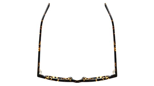 Lunettes de vue La Paresseuse Femme Ecaille Ronde Par2603 Dessus