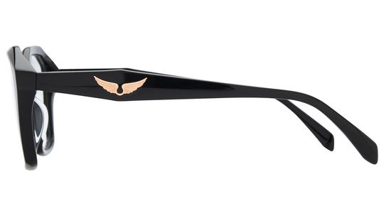 Lunettes de vue Zadig & Voltaire Femme Noir Papillon VZV500 Gauche