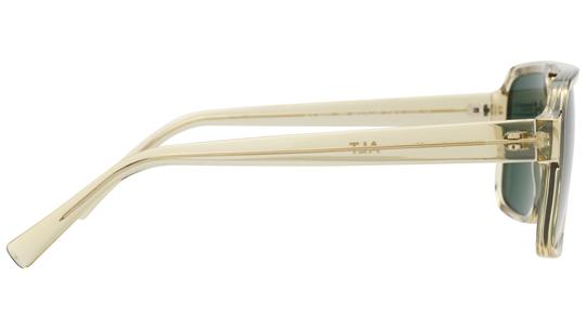 Lunettes de soleil Alternance Homme Jaune Aviateur Alt26211 Droite