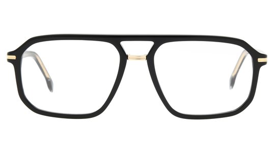 Lunettes de vue Boss Homme Noir Aviateur Boss1728 Face