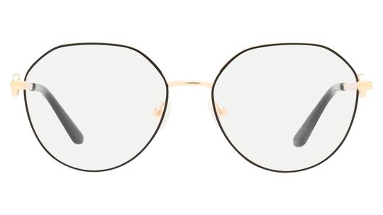 Lunettes de vue Guess Femme Noir Arrondie GU50348 Face