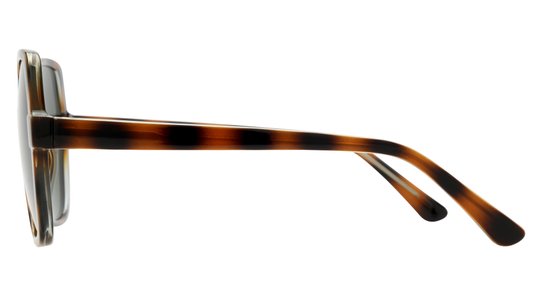 Lunettes de soleil Alternance Femme Ecaille Carré Alt25202 Gauche